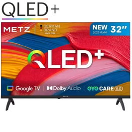 Metz 32MQF7030Z Televisor QLED+ 32" HD 1366x768 Smart TV Google TV WiFi HDR10 HLG Sintonizador DVB-T2/C/S2 Bluetooth